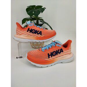 Hoka One One Women's Mach 5 Orange Running Training Shoes Sneakers Size 6.5B US